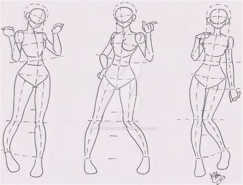 disegno corpo femminile anime|Female anime body poses